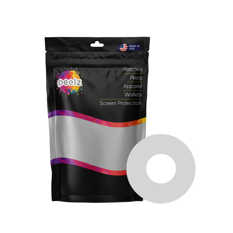 Peelz Solid Color Platinum Freestyle Libre 2 Patch Tape - Pump Peelz Patch Medical Tape