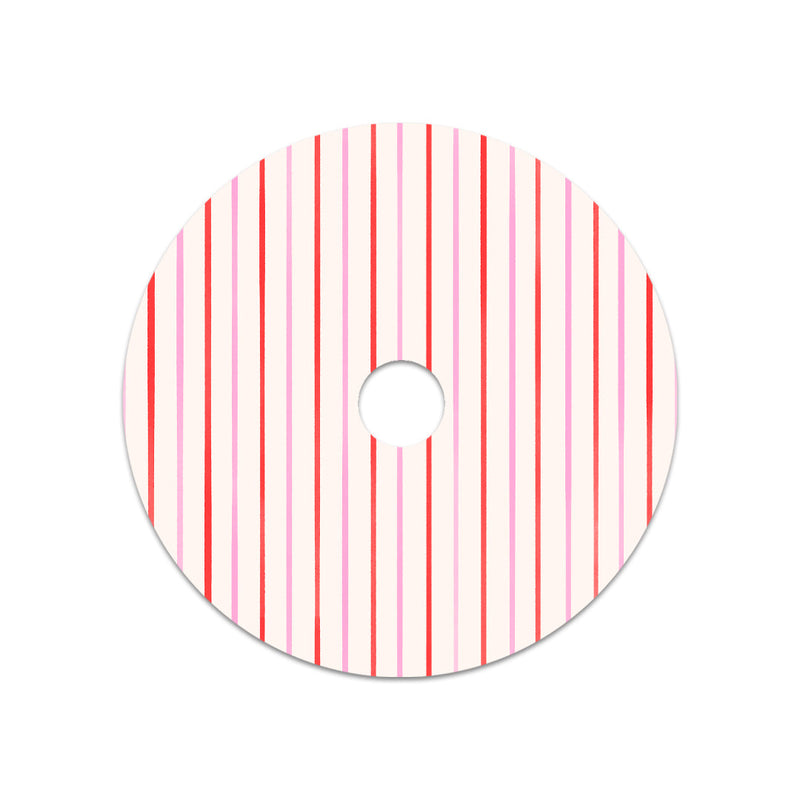 Peelz Peppermint Stripes Freestyle Libre 2 Sticker - Pump Peelz Peelz/Stickers