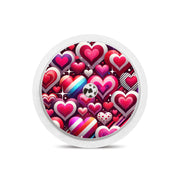 Peelz Sparkly Hearts Freestyle Libre 2 Peelz/Stickers
