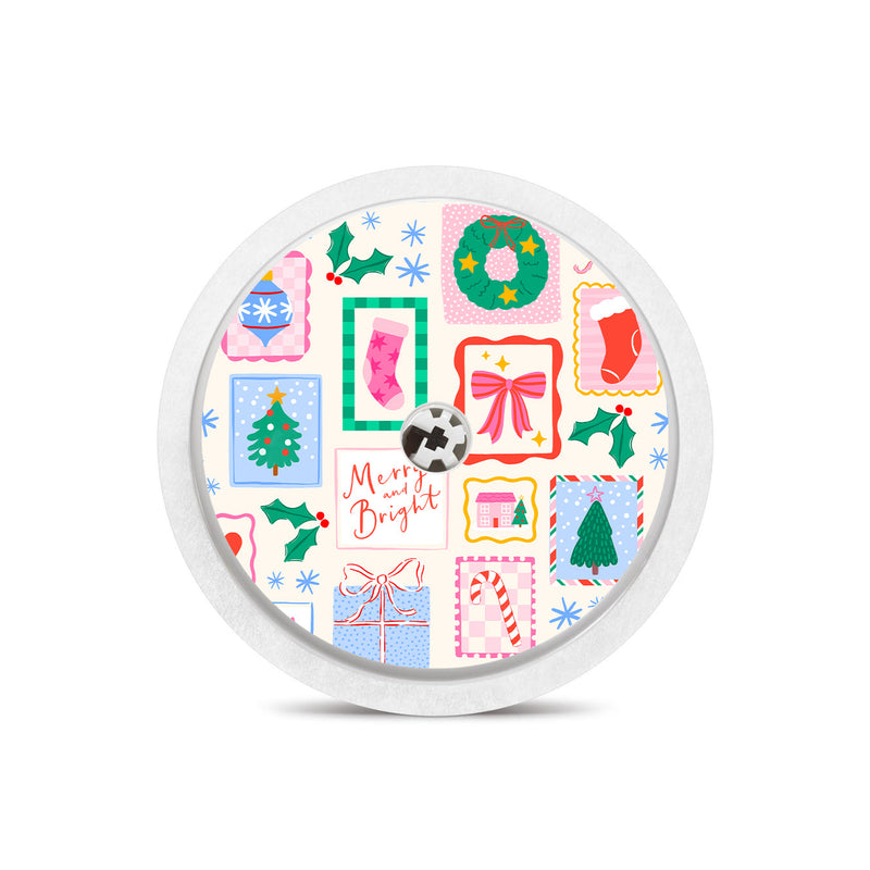 Peelz Holiday Greetings Freestyle Libre 2 Sticker - Pump Peelz Peelz/Stickers
