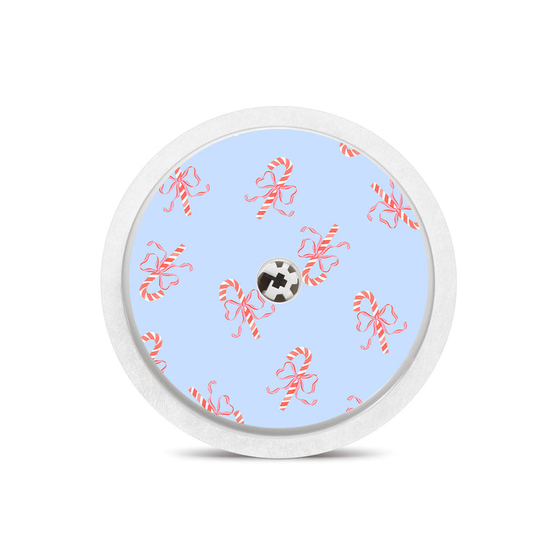 Peelz Candy Cane Lane Freestyle Libre 2 Sticker - Pump Peelz Peelz/Stickers