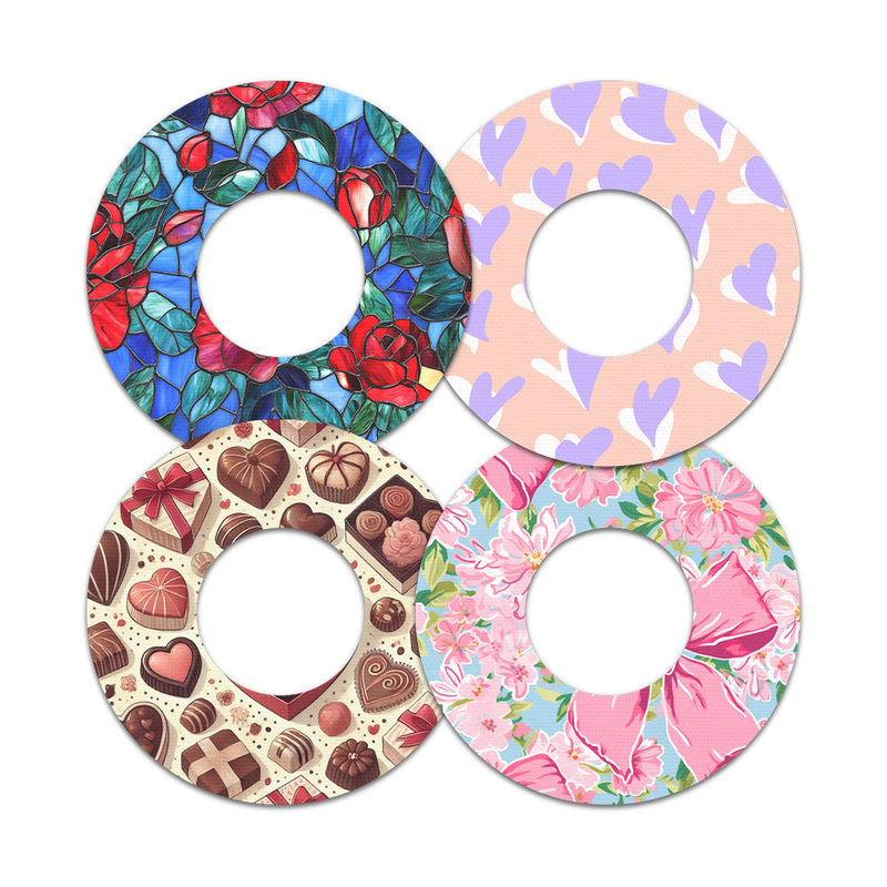 Peelz Valentine Variety Pack Freestyle Libre 2 Patch Tape - Pump Peelz Patch Medical Tape