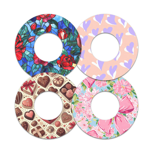 Peelz Valentine Variety Pack Freestyle Libre 2 Patch Tape - Pump Peelz Patch Medical Tape