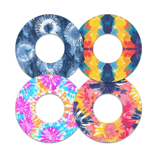 Peelz Tie Dye Variety Pack Freestyle Libre 2 Patch Tape - Pump Peelz Patch Medical Tape