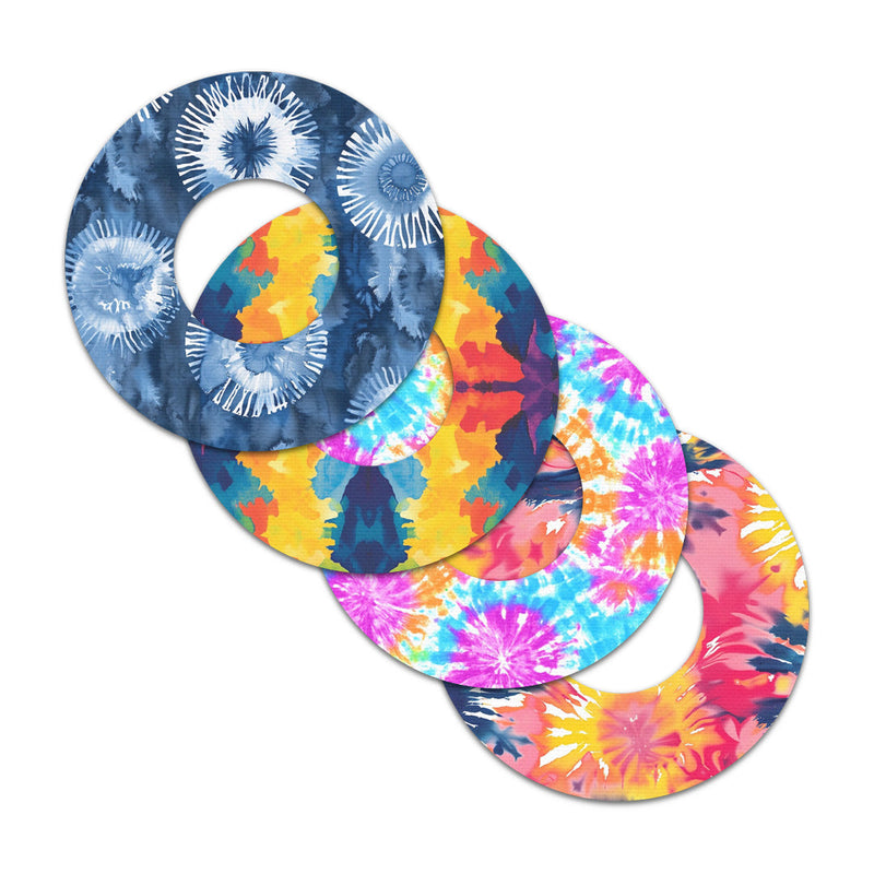 Peelz Tie Dye Variety Pack Freestyle Libre 2 Patch Tape - Pump Peelz Patch Medical Tape