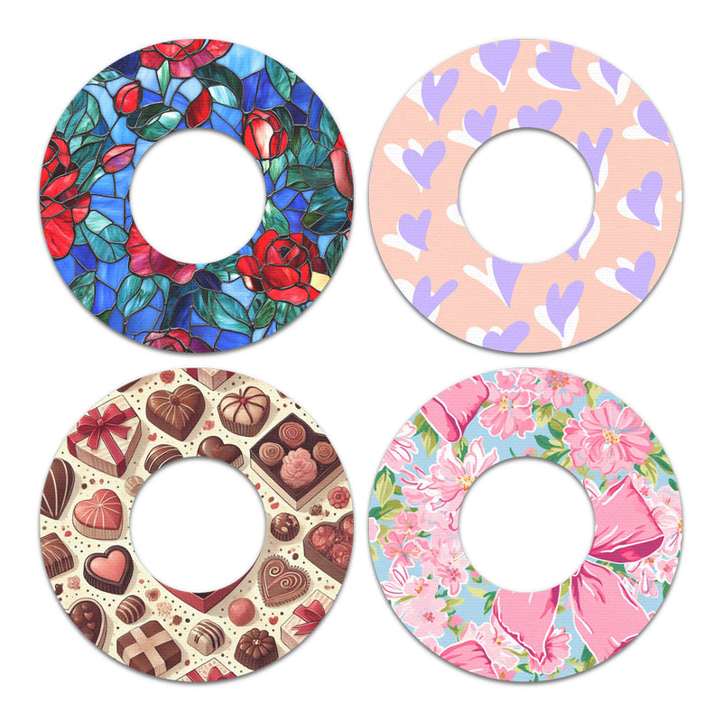 Peelz Valentine Variety Pack Freestyle Libre 2 Patch Tape - Pump Peelz Patch Medical Tape