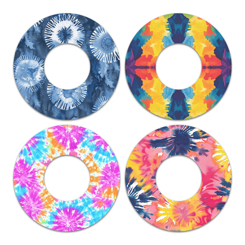 Peelz Tie Dye Variety Pack Freestyle Libre 2 Patch Tape - Pump Peelz Patch Medical Tape