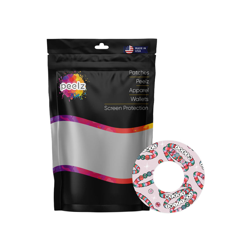Peelz Merry Swiftmas Freestyle Libre 2 Patch Tape - Pump Peelz Patch Medical Tape