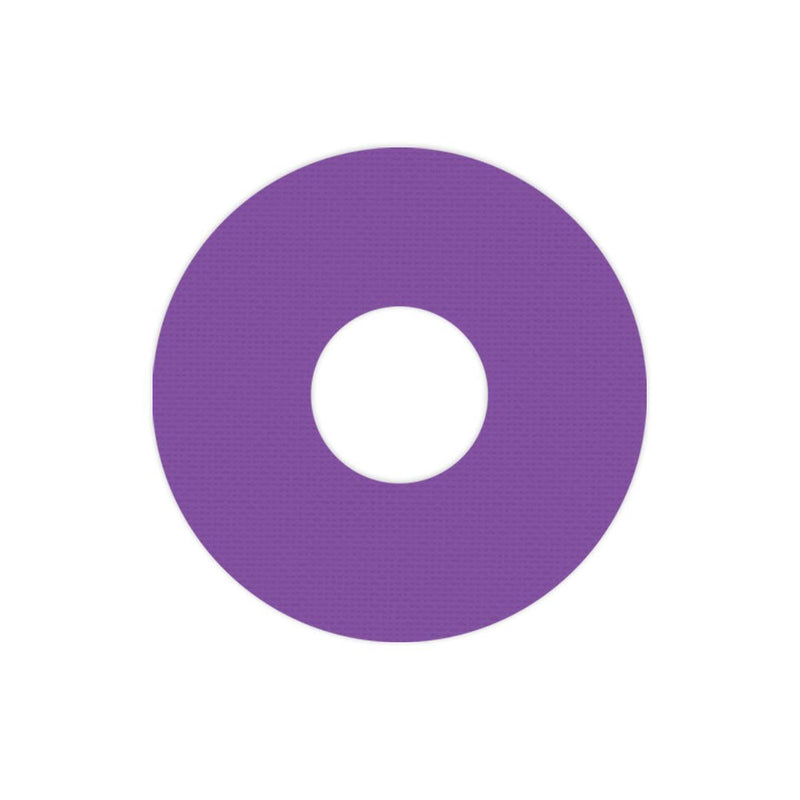 Peelz Solid Color Purple FreeStyle Libre 3 Plus & Lingo  Patch Tape - Pump Peelz Patch Medical Tape