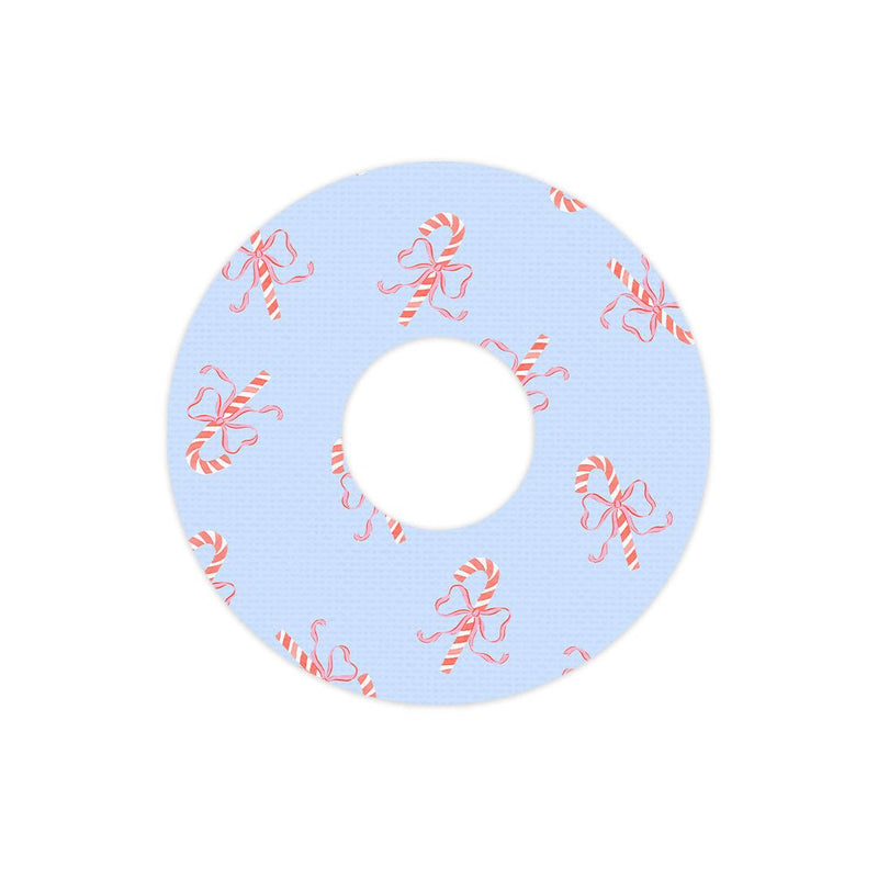 Peelz Candy Cane Lane FreeStyle Libre 3 Plus & Lingo  Patch Tape - Pump Peelz Patch Medical Tape
