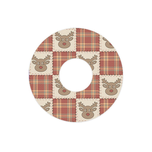 Peelz Rustic Reindeer FreeStyle Libre 3 Plus & Lingo  Patch Tape - Pump Peelz Patch Medical Tape