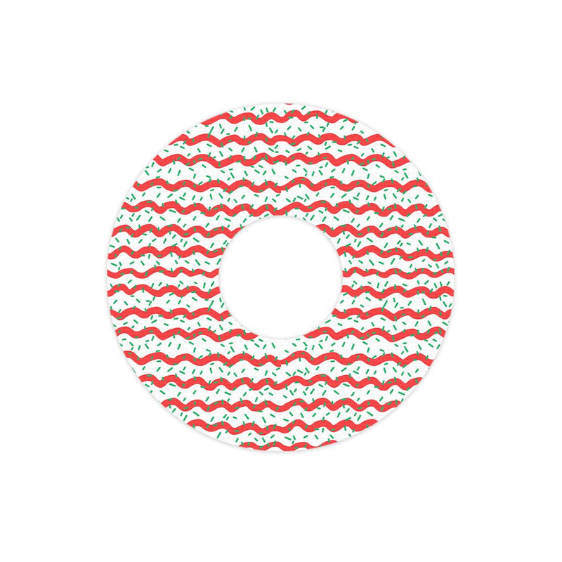 Peelz Christmas Icing FreeStyle Libre 3 Plus & Lingo  Patch Tape - Pump Peelz Patch Medical Tape