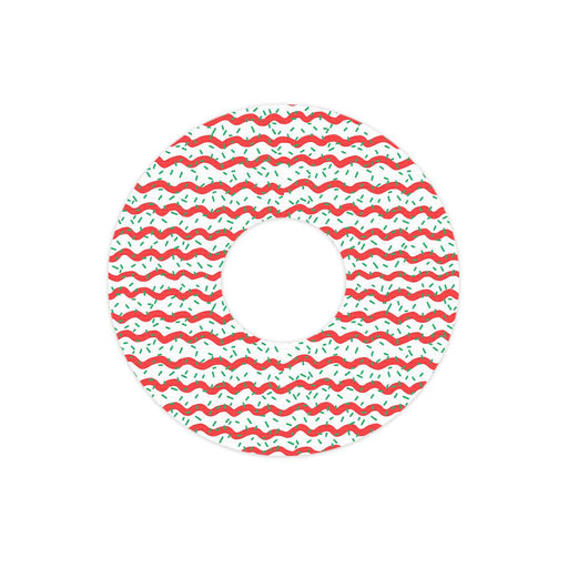 Peelz Christmas Icing FreeStyle Libre 3 Plus & Lingo  Patch Tape - Pump Peelz Patch Medical Tape