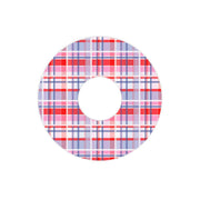 Peelz Party Plaid FreeStyle Libre 3 Plus & Lingo  Patch Tape - Pump Peelz Patch Medical Tape