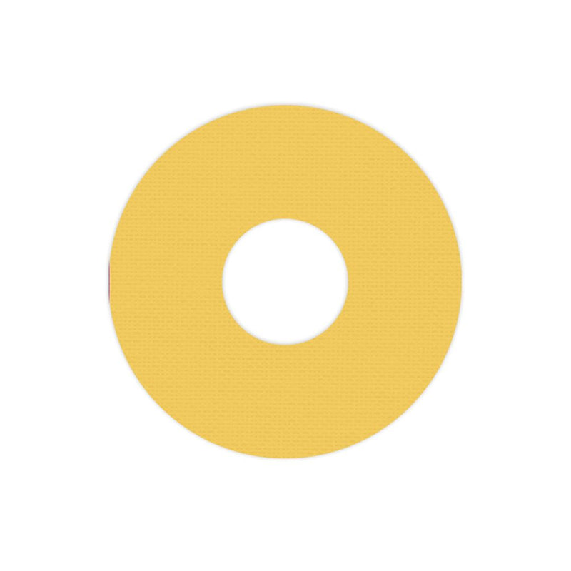Peelz Solid Color Yellow FreeStyle Libre 3 Plus & Lingo  Patch Tape - Pump Peelz Patch Medical Tape
