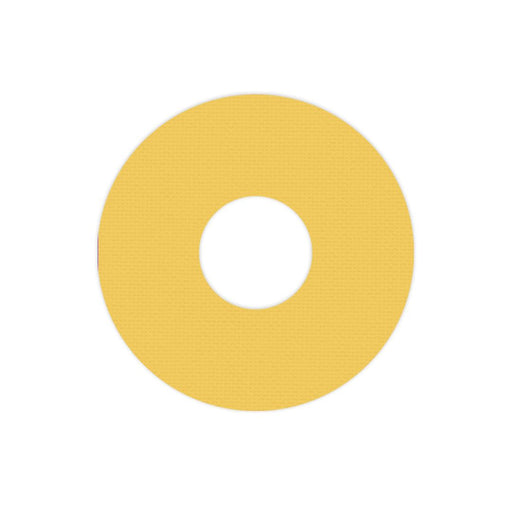 Peelz Solid Color Yellow FreeStyle Libre 3 Plus & Lingo  Patch Tape - Pump Peelz Patch Medical Tape