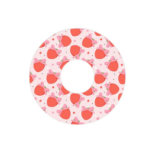 Peelz Strawberry Kisses FreeStyle Libre 3 Plus & Lingo  Patch Tape - Pump Peelz Patch Medical Tape