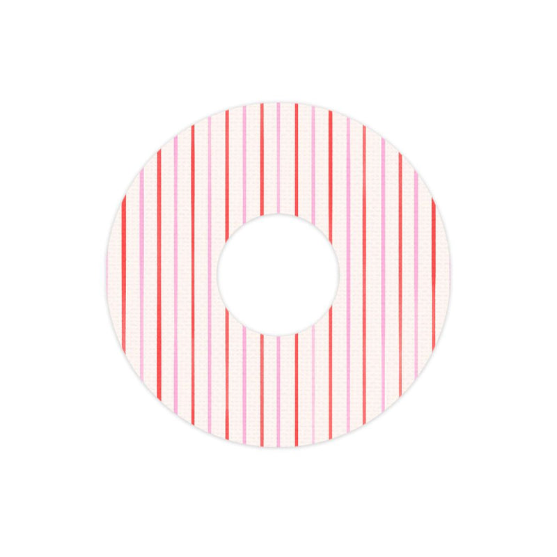 Peelz Peppermint Stripes FreeStyle Libre 3 Plus & Lingo  Patch Tape - Pump Peelz Patch Medical Tape