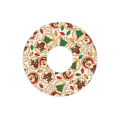 Peelz Santa's Cookies FreeStyle Libre 3 Plus & Lingo  Patch Tape - Pump Peelz Patch Medical Tape