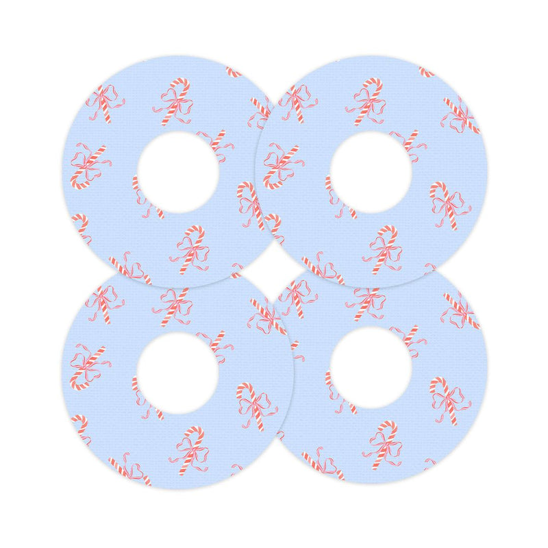 Peelz Candy Cane Lane FreeStyle Libre 3 Plus & Lingo  Patch Tape - Pump Peelz Patch Medical Tape