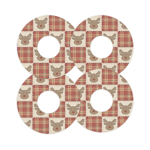 Peelz Rustic Reindeer FreeStyle Libre 3 Plus & Lingo  Patch Tape - Pump Peelz Patch Medical Tape