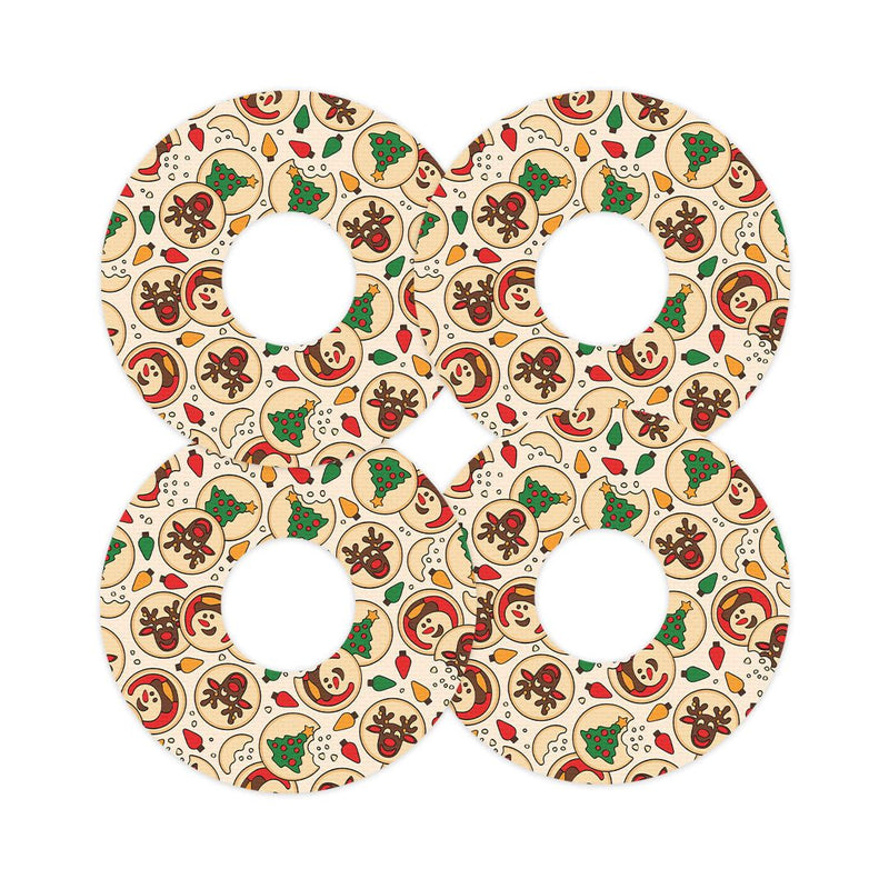 Peelz Santa's Cookies FreeStyle Libre 3 Plus & Lingo  Patch Tape - Pump Peelz Patch Medical Tape