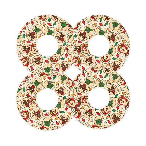 Peelz Santa's Cookies FreeStyle Libre 3 Plus & Lingo  Patch Tape - Pump Peelz Patch Medical Tape