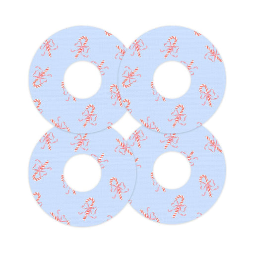 Peelz Candy Cane Lane FreeStyle Libre 3 Plus & Lingo  Patch Tape - Pump Peelz Patch Medical Tape