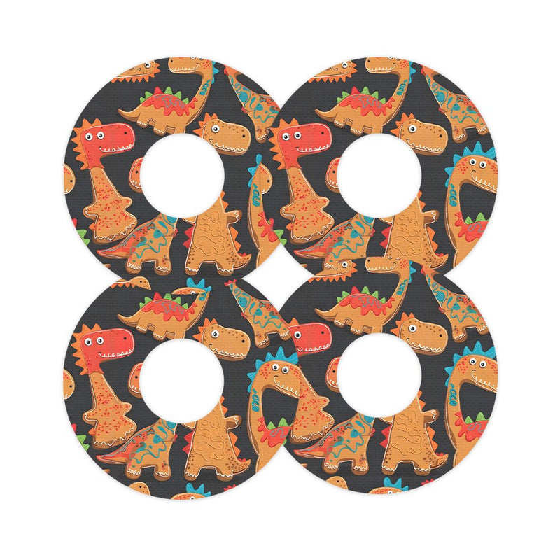 Peelz Jurassic Gingerbread FreeStyle Libre 3 Plus & Lingo  Patch Tape - Pump Peelz Patch Medical Tape