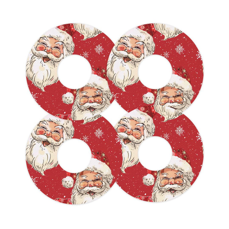 Peelz Jolly Old Saint Nick FreeStyle Libre 3 Plus & Lingo  Patch Tape - Pump Peelz Patch Medical Tape