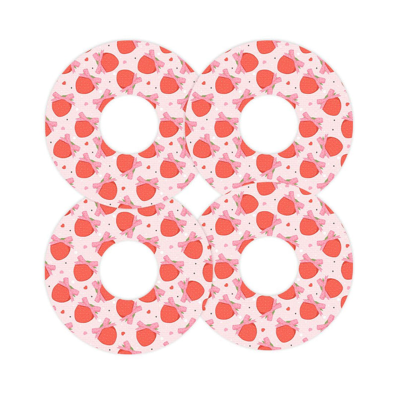 Peelz Strawberry Kisses FreeStyle Libre 3 Plus & Lingo  Patch Tape - Pump Peelz Patch Medical Tape