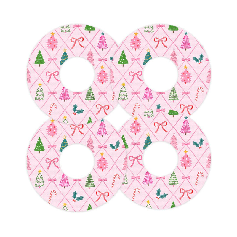 Peelz Coquette Christmas FreeStyle Libre 3 Plus & Lingo  Patch Tape - Pump Peelz Patch Medical Tape
