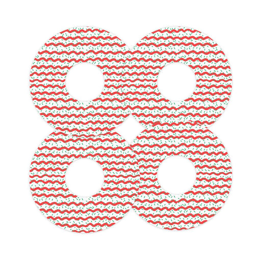 Peelz Christmas Icing FreeStyle Libre 3 Plus & Lingo  Patch Tape - Pump Peelz Patch Medical Tape