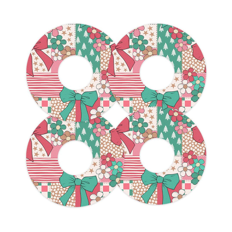Peelz Merry Coquette FreeStyle Libre 3 Plus & Lingo  Patch Tape - Pump Peelz Patch Medical Tape