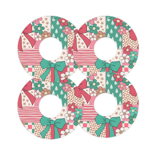 Peelz Merry Coquette FreeStyle Libre 3 Plus & Lingo  Patch Tape - Pump Peelz Patch Medical Tape