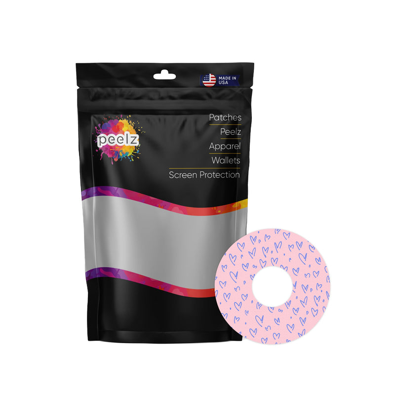 Peelz Love Language FreeStyle Libre 3 Plus & Lingo  Patch Tape - Pump Peelz Patch Medical Tape
