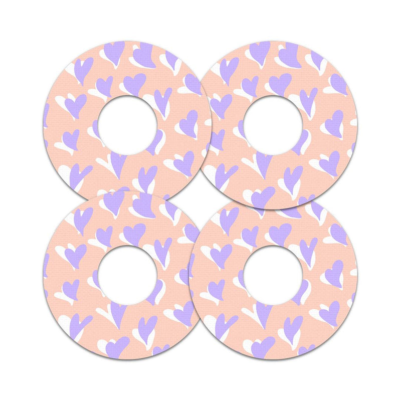 Peelz Lavender Love FreeStyle Libre 3 Plus & Lingo  Patch Tape - Pump Peelz Patch Medical Tape
