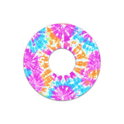 Peelz Neon Tie Dye FreeStyle Libre 3 Plus & Lingo  Patch Tape - Pump Peelz Patch Medical Tape