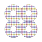 Peelz Spring Plaid Patch Tape Designed for the FreeStyle Libre 3 Plus & Lingo Patch Medical Tape