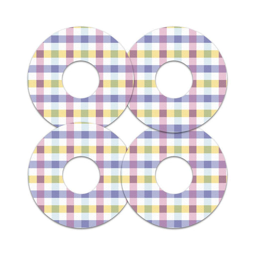 Peelz Spring Plaid Patch Tape Designed for the FreeStyle Libre 3 Plus & Lingo Patch Medical Tape
