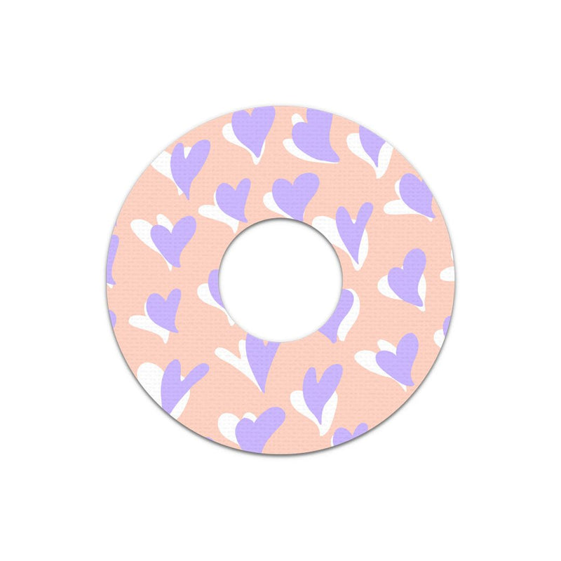 Peelz Lavender Love FreeStyle Libre 3 Plus & Lingo  Patch Tape - Pump Peelz Patch Medical Tape