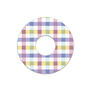 Peelz Spring Plaid Patch Tape Designed for the FreeStyle Libre 3 Plus & Lingo Patch Medical Tape