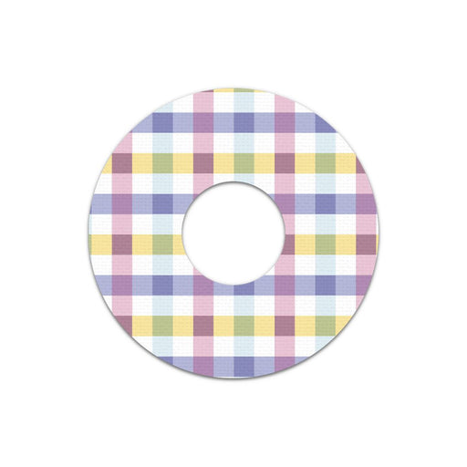 Peelz Spring Plaid Patch Tape Designed for the FreeStyle Libre 3 Plus & Lingo Patch Medical Tape