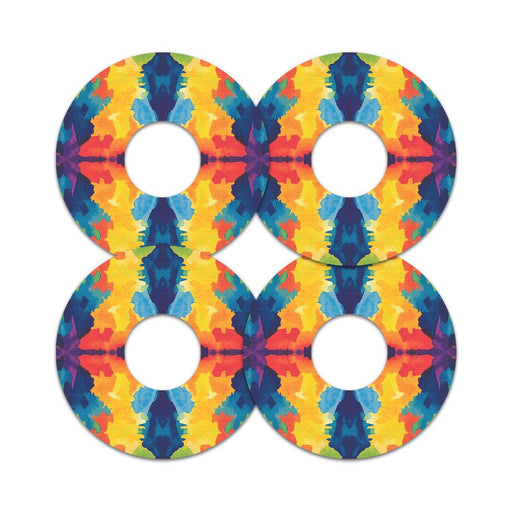 Peelz Bright Tie Dye FreeStyle Libre 3 Plus & Lingo  Patch Tape - Pump Peelz Patch Medical Tape
