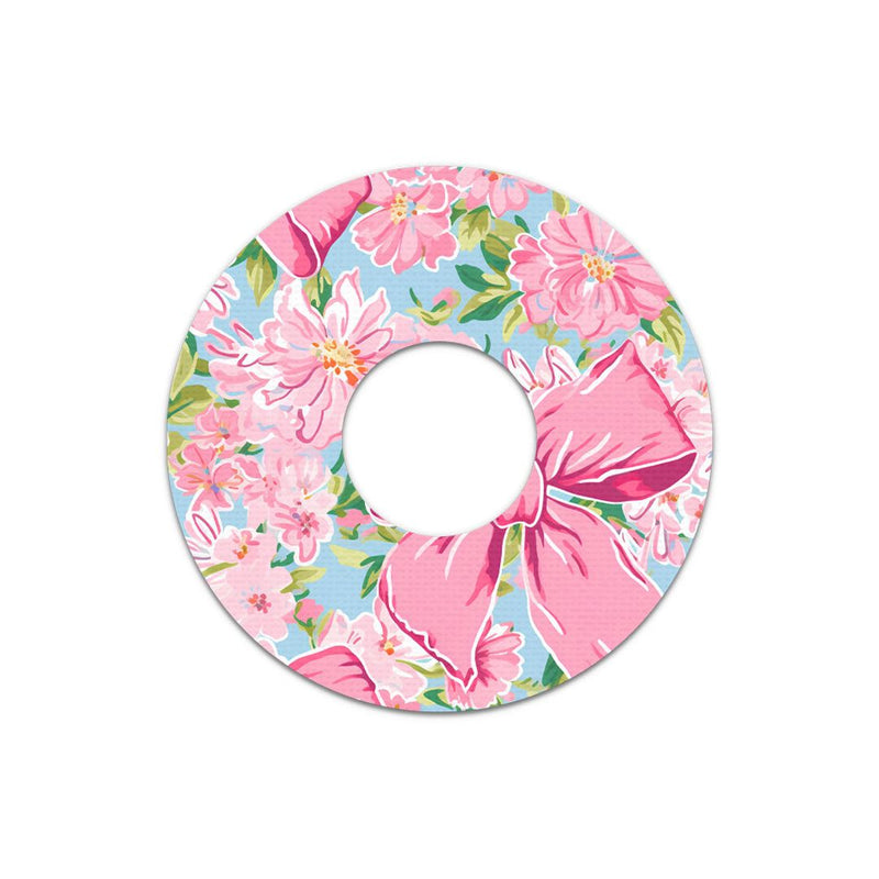 Peelz Blossom Bows FreeStyle Libre 3 Plus & Lingo  Patch Tape - Pump Peelz Patch Medical Tape