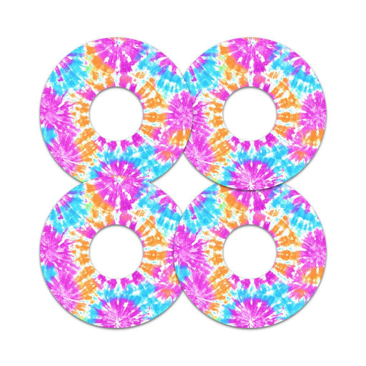 Peelz Neon Tie Dye FreeStyle Libre 3 Plus & Lingo  Patch Tape - Pump Peelz Patch Medical Tape