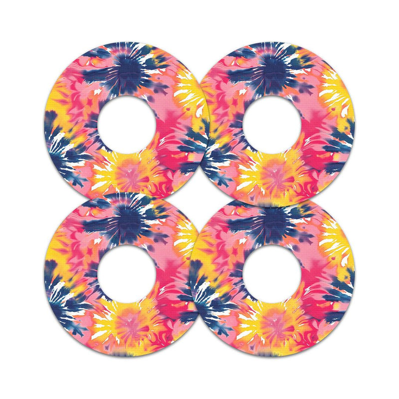 Peelz Summer Tie Dye FreeStyle Libre 3 Plus & Lingo  Patch Tape - Pump Peelz Patch Medical Tape
