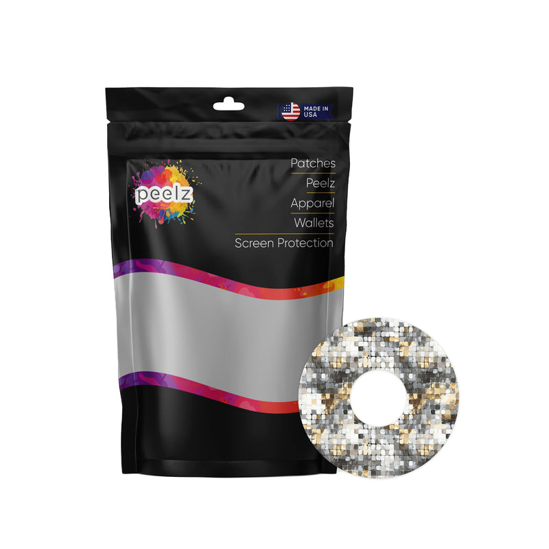 Peelz Champagne Glow FreeStyle Libre 3 Plus & Lingo  Patch Tape - Pump Peelz Patch Medical Tape