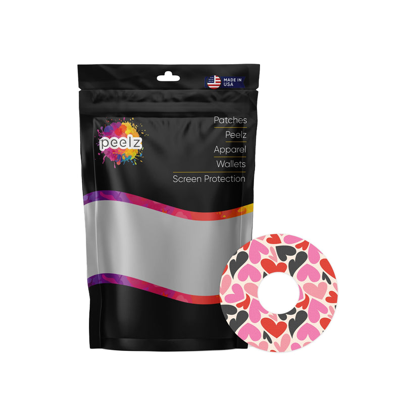 Peelz Heartbreaker FreeStyle Libre 3 Plus & Lingo  Patch Tape - Pump Peelz Patch Medical Tape