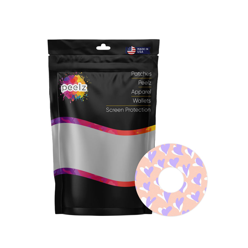 Peelz Lavender Love FreeStyle Libre 3 Plus & Lingo  Patch Tape - Pump Peelz Patch Medical Tape